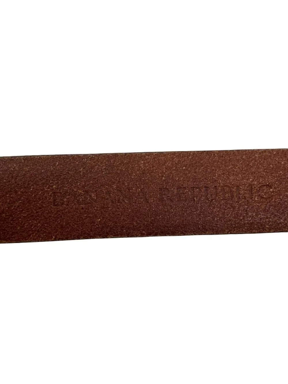 Banana Republic Leather Belt With Gold-Tone Buckle Mens 38 Brown